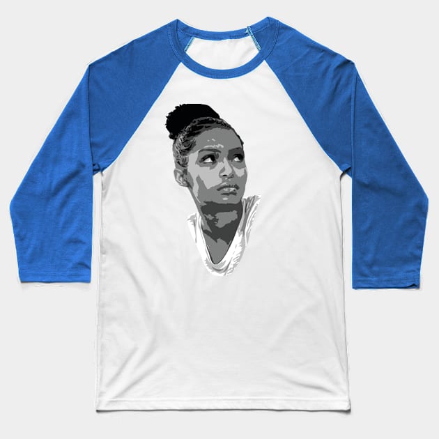 Woman Baseball T-Shirt by livedesign